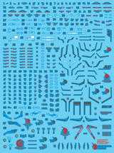 RG UNICORN WATER DECAL - gundam-store.dk