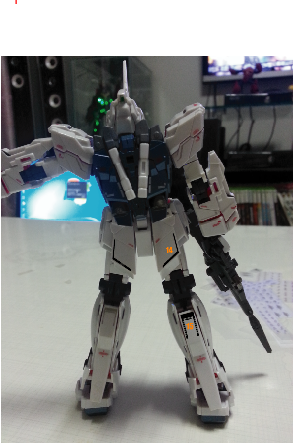 RG UNICORN WATER DECAL - gundam-store.dk