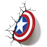 Marvel 3D LED Light Captain America Shield