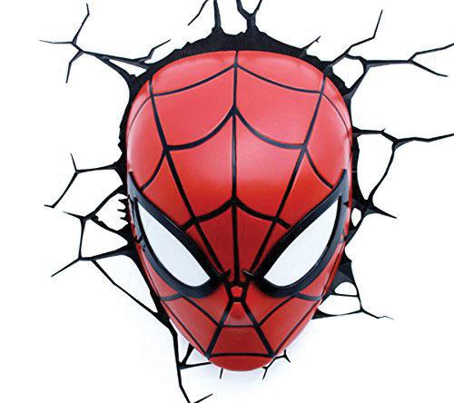 Marvel 3D LED Light Spiderman - Damaged packaging