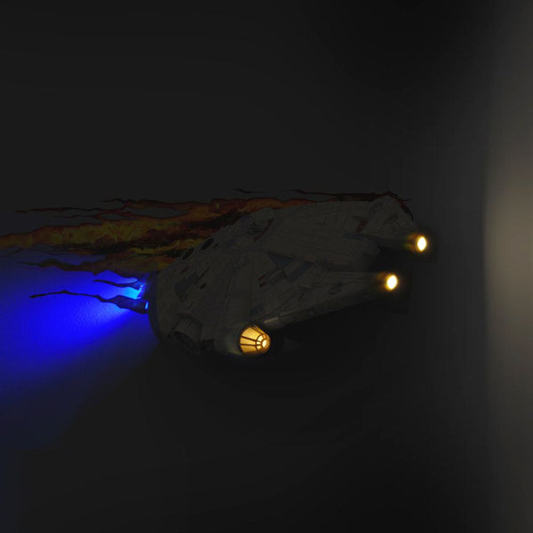 Star Wars 3D LED Light Millennium Falcon 37 cm