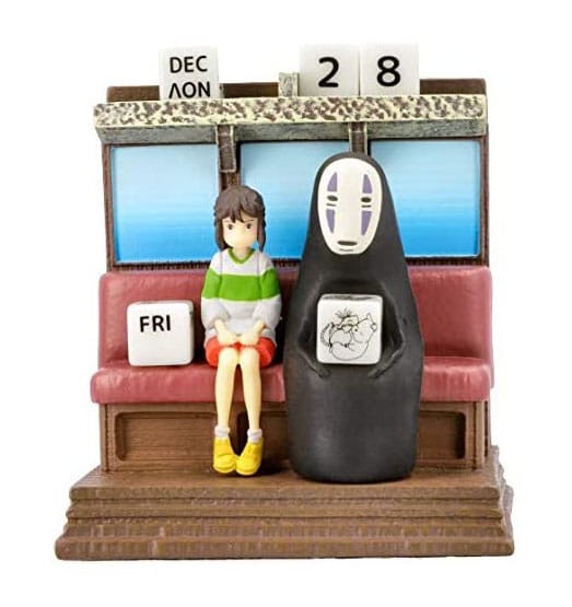 Spirited Away Statue Three-wheeler Diorama / Calendar Take Unabara Train 11 cm