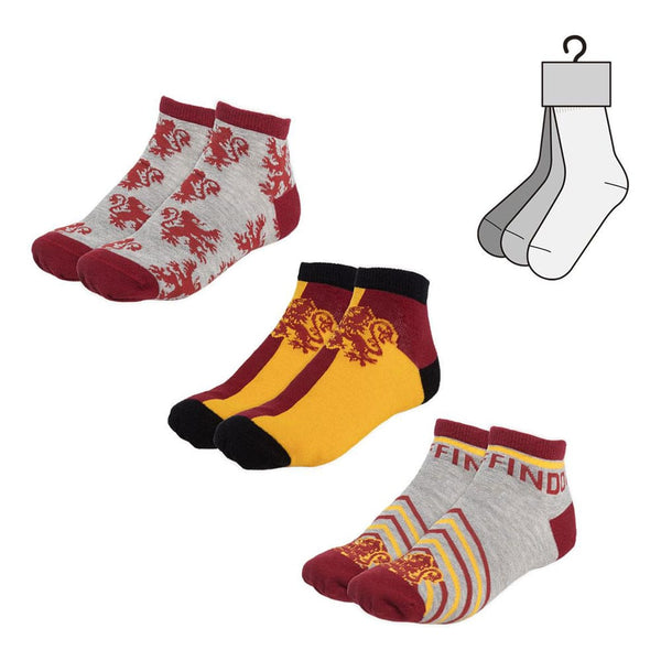 Harry Potter Ankle socks 3-packs Gryffindor assortment (6)