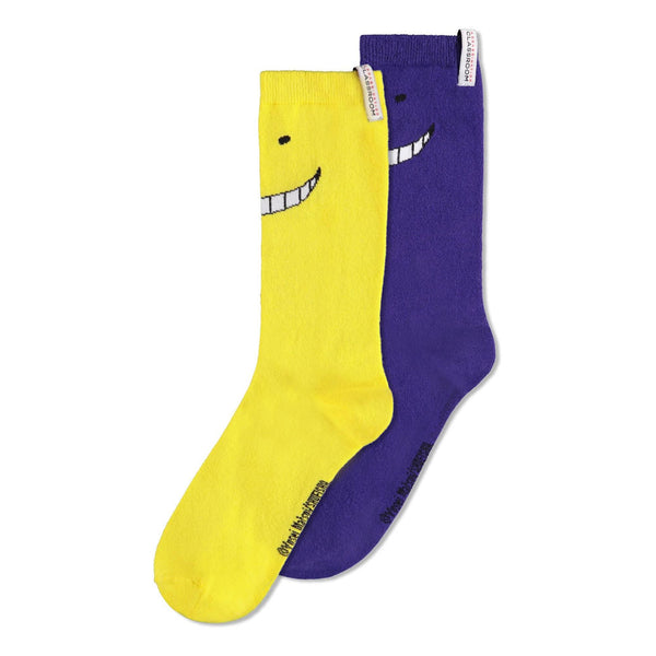 Assassination Classroom Socks 2-Pack Koro-Sensei 39-42