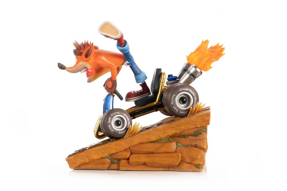 Crash Team Racing Nitro-Fueled Statue Crash im Kart 31 cm