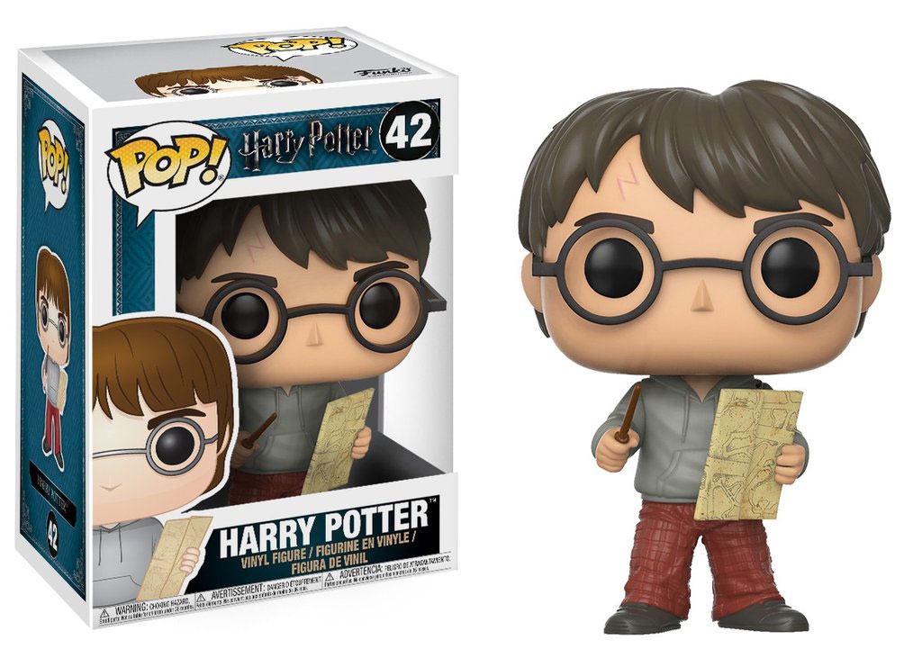 Harry Potter POP! Filme Vinylfigur Harry Potter mit Rumtreiberkarte 9 cm