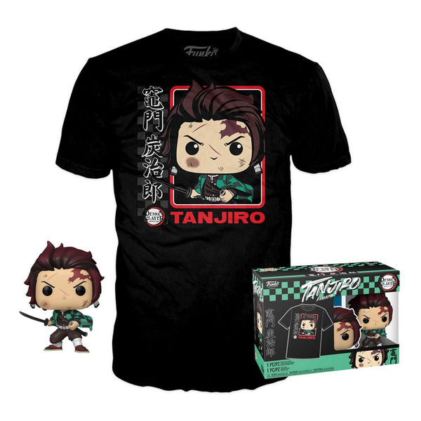 Demon Slayer POP! & Tee Box Tanjiro Size S