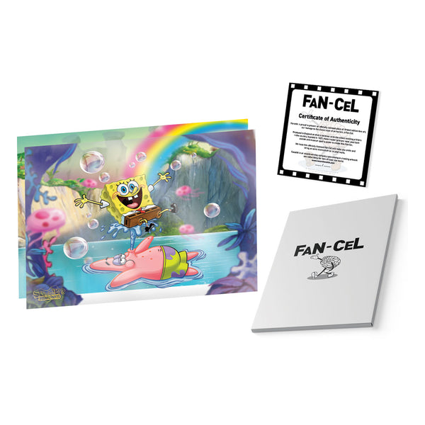 SpongeBob SquarePants Art Print Limited Edition Fan-Cel 36 x 28 cm