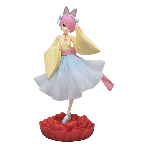 Re: Zero Exceed Creative PVC Statue Ram / Little Rabbit Girl 21 cm - Severely damaged packaging