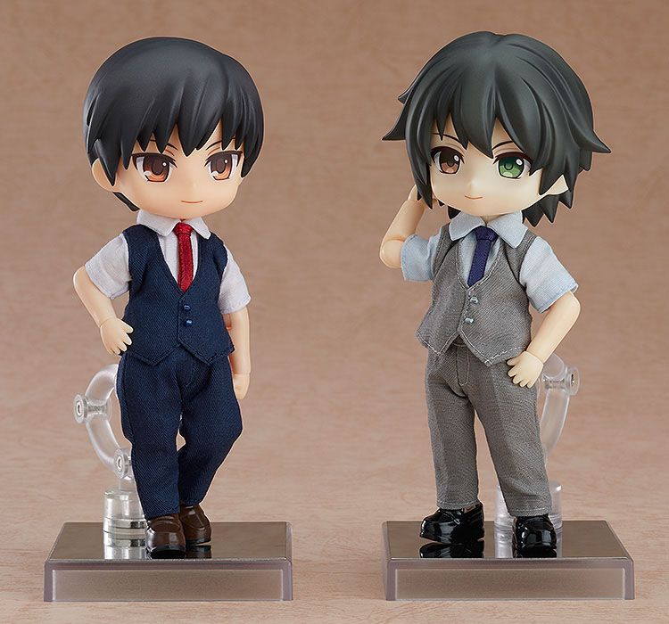 Original Character Parts for Nendoroid Doll Figures Outfit Set: Suit (Gray) (Re-Run)