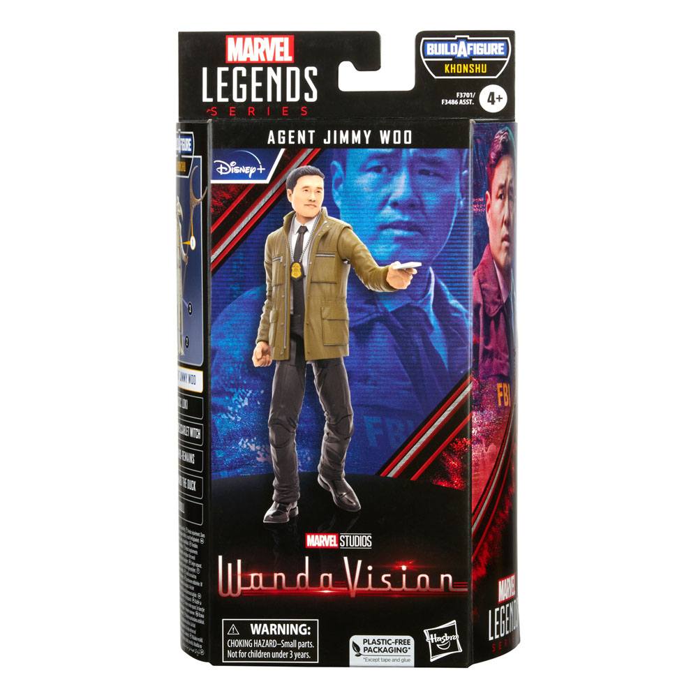 WandaVision Marvel Legends Action Figure Khonshu BAF: Agent Jimmy Woo 15 cm