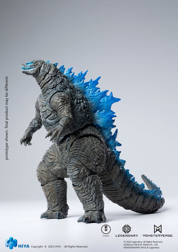 Godzilla Exquisite Basic Action Figure Godzilla vs. Kong Heat Ray Godzilla Translucent Version 18 cm