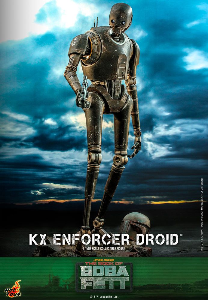 Star Wars: Das Buch von Boba Fett Actionfigur 1/6 KX Enforcer Droid 36 cm