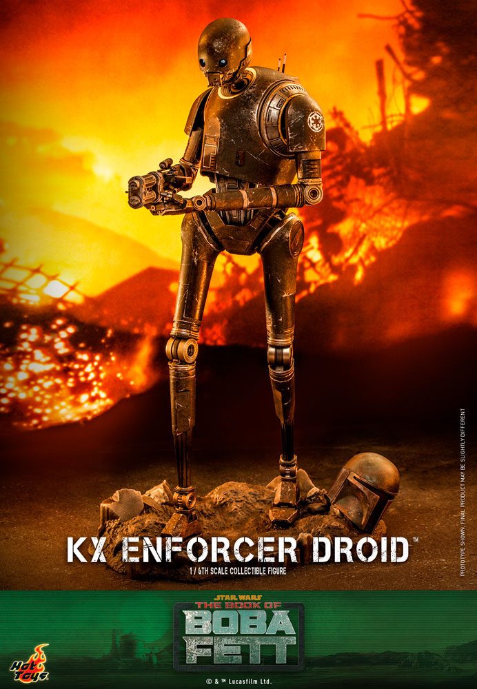 Star Wars: Das Buch von Boba Fett Actionfigur 1/6 KX Enforcer Droid 36 cm