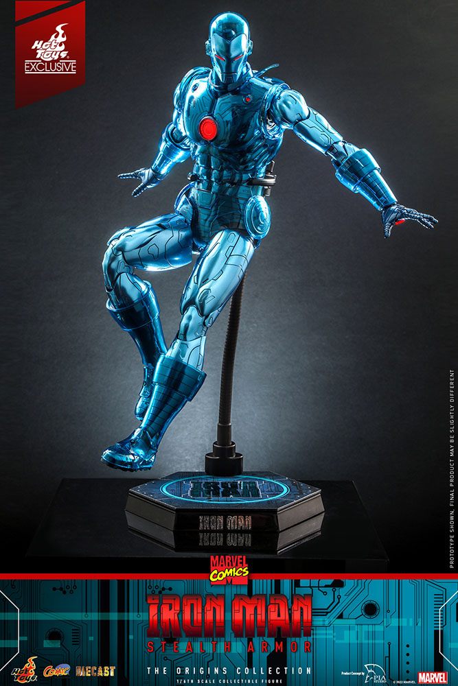 Marvel Comics Diecast Actionfigur 1/6 Iron Man (Stealth Armor) Hot Toys Exclusive 33 cm