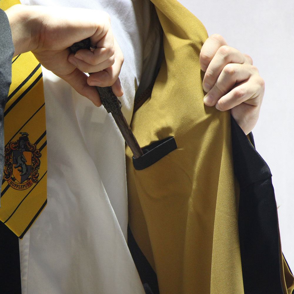 Harry Potter Zauberer Robe Umhang Hufflepuff Größe XL