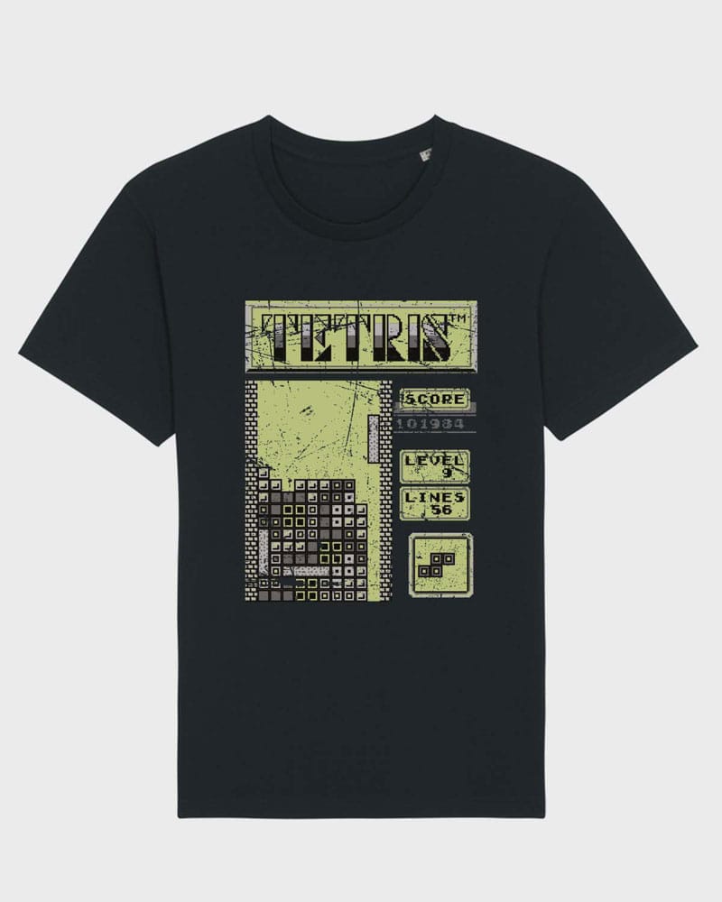 Tetris T-Shirt Retro Print Size L