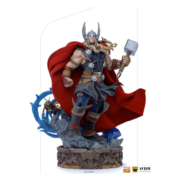 Marvel Comics Deluxe Art Scale Statue 1/10 Thor Unleashed 28 cm - Severely damaged packaging