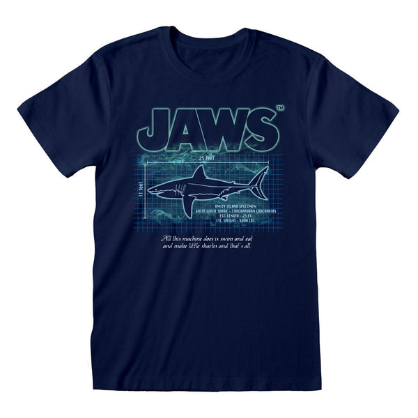 Jaws T-Shirt Great White Info