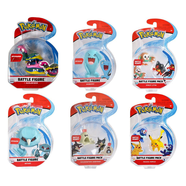 Pokémon Battle Figure Pack Mini Figures Assortment 5 cm (6) - Damaged packaging