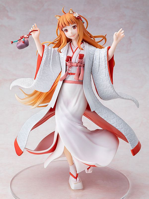 Spice and Wolf PVC Statue 1/7 Wise Wolf Holo Wedding Kimono Ver. 26 cm