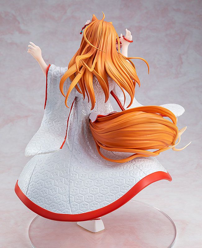 Spice and Wolf PVC Statue 1/7 Wise Wolf Holo Wedding Kimono Ver. 26 cm