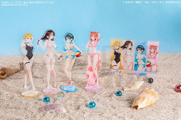 Rent-A-Girlfriend Swimsuit and Girlfriend Acrylic Figure Sumi Sakurasawa 14 cm