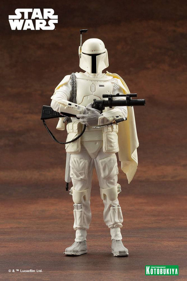 Star Wars ARTFX+ PVC Statue 1/10 Boba Fett White Armor Ver. 18 cm