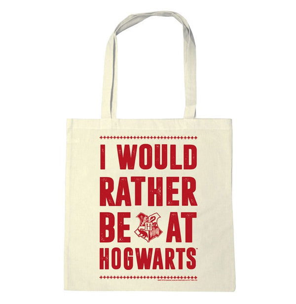 Harry Potter Tote Bag I Would Rather Be At Hogwarts