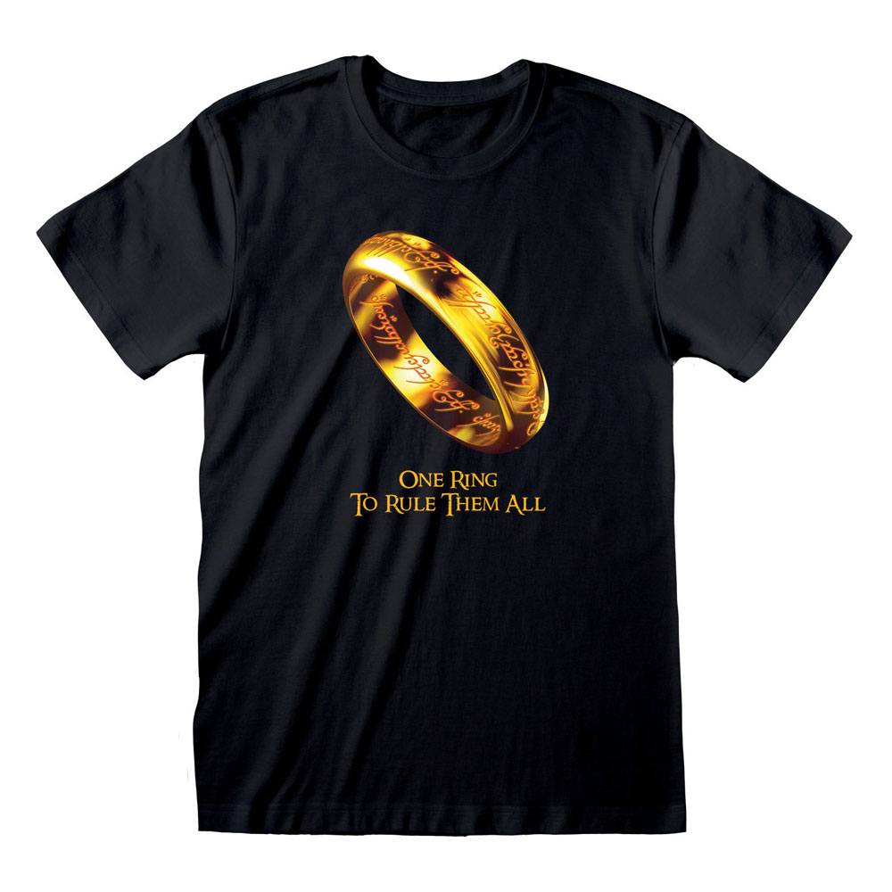 The Lord of the Rings T-Shirt One Ring To Rule Them All Size S