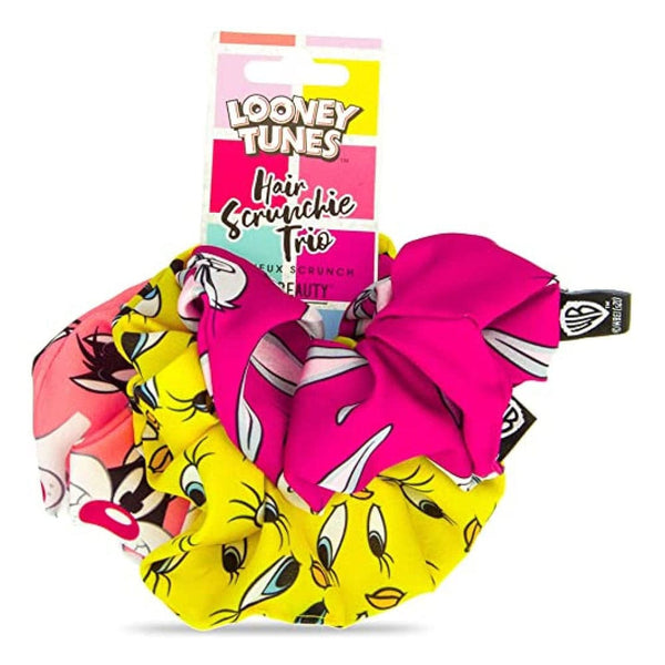 Looney Tunes Hair Scrunchie 3 Pack Group