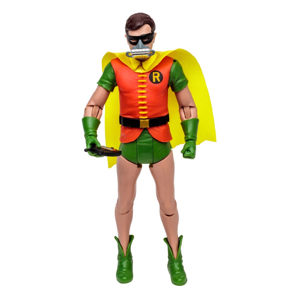 DC Retro Actionfigur Batman 66 Robin mit Sauerstoffmaske 15 cm