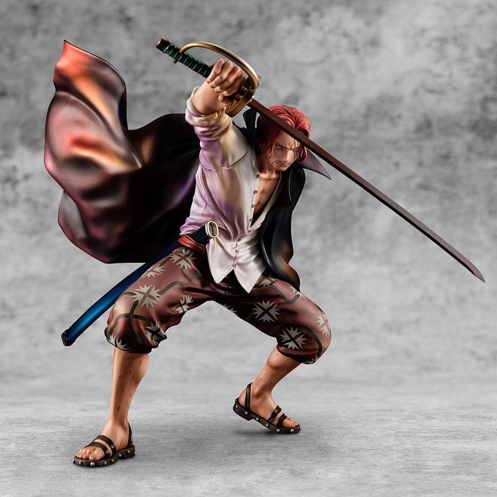 One Piece POP PVC Statue Playback Memories Red-haired Shanks 21 cm