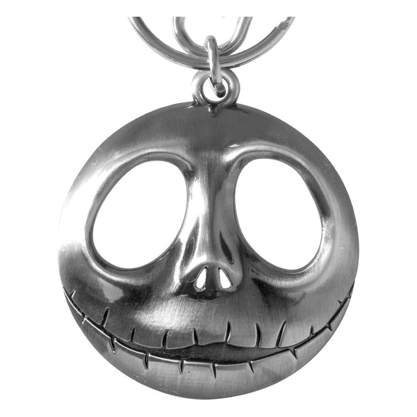 Nightmare before Christmas Metal Keychain Jack Head with Bow