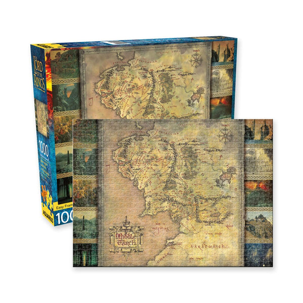 Lord of the Rings Jigsaw Puzzle Map (1000 pieces)