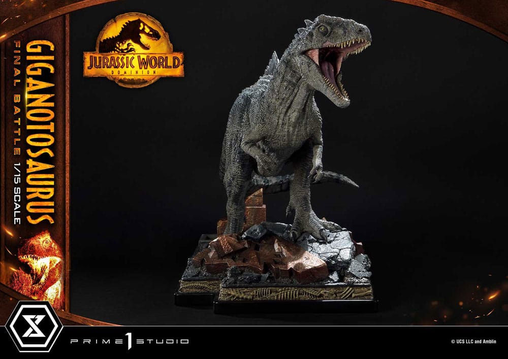 Jurassic World: Dominion Legacy Museum Collection Statue 1/15 Giganotosaurus Final Battle Regular Version 48 cm