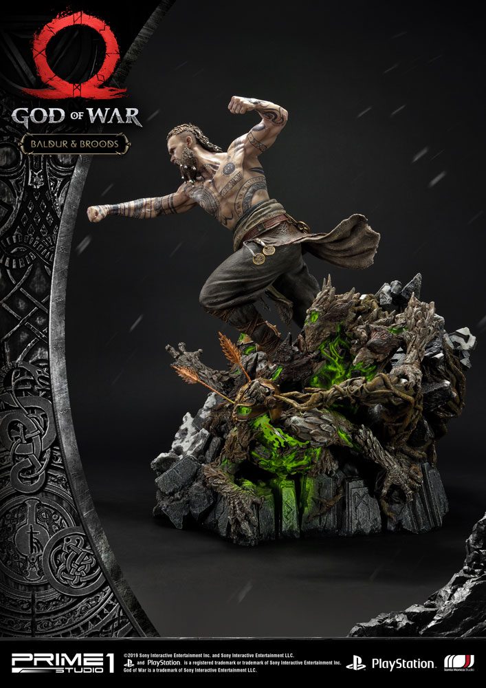 God of War (2018) Statue Baldur &amp; Broods 62 cm