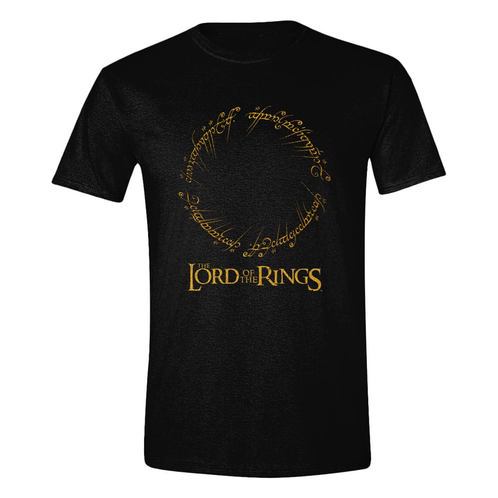 Lord of the Rings T-Shirt Logo Inscription Size XL