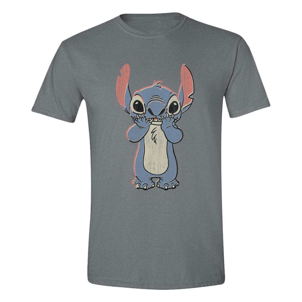 Lilo & Stitch T-Shirt Stitch Excited Size L