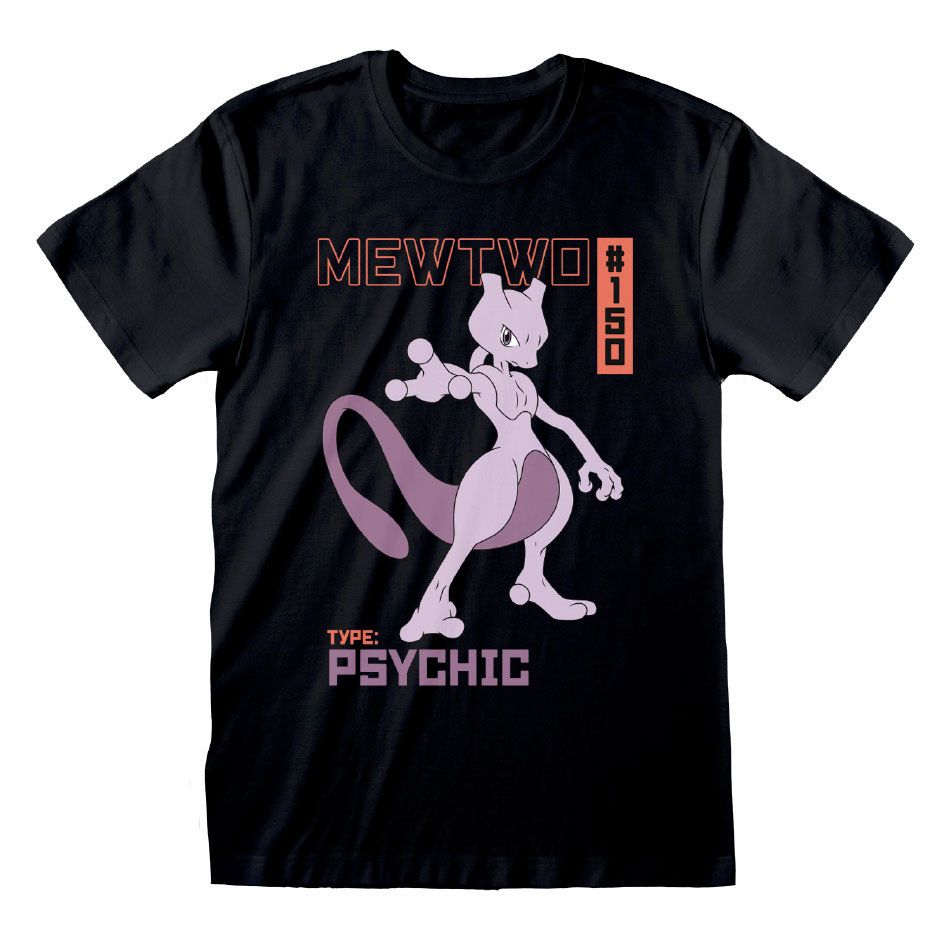 Pokemon T-Shirt Mewtwo Größe S