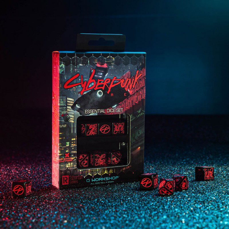 Cyberpunk Edition Würfelset Night City Essential (6)