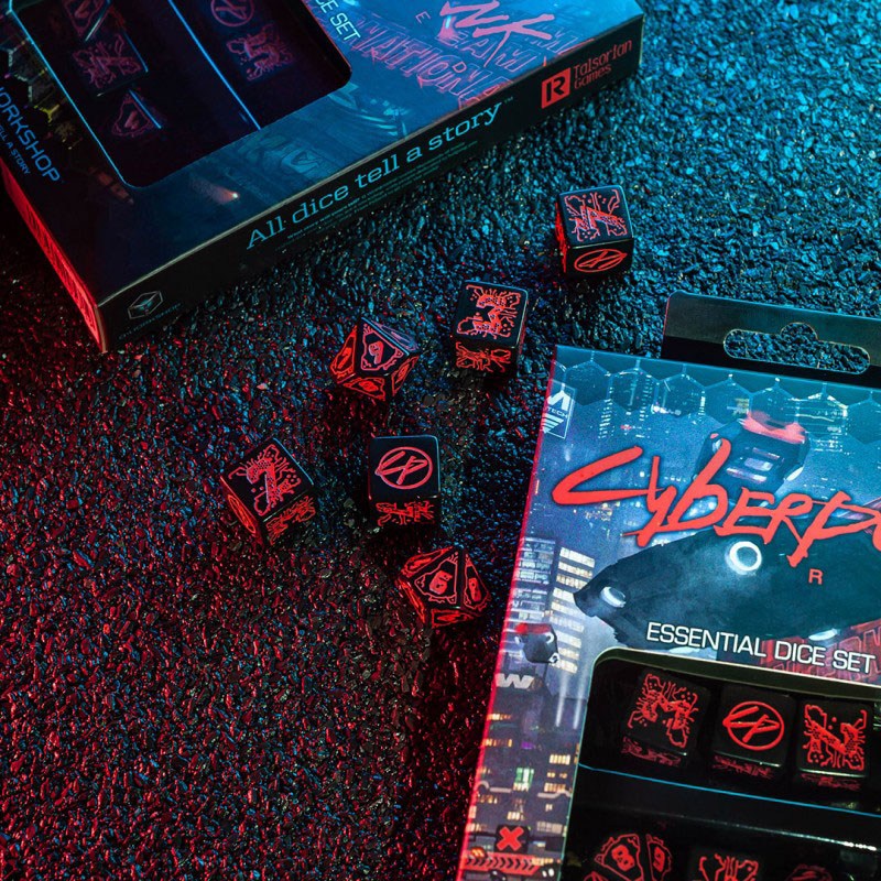 Cyberpunk Edition Würfelset Night City Essential (6)