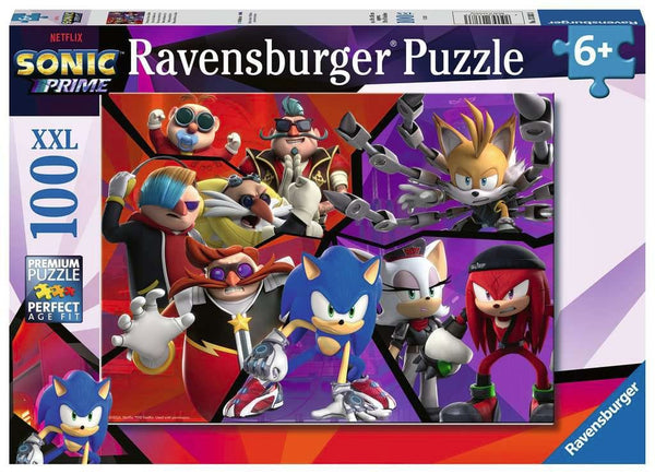 Sonic Prime Children's Jigsaw Puzzle XXL Sonic & Villains (100 pieces)