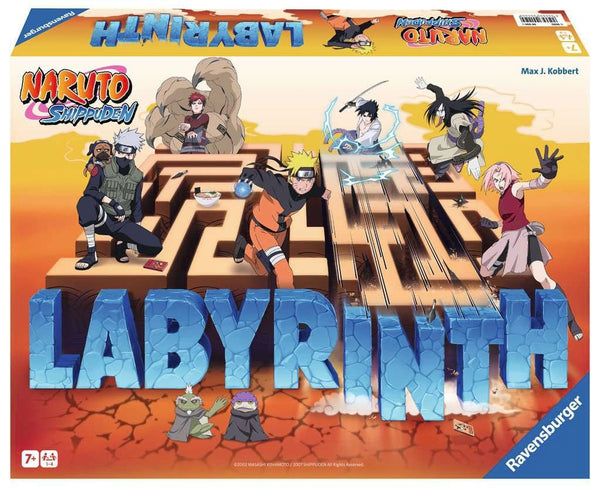 Naruto Shippuden Board Game Labyrinth - Damaged packaging