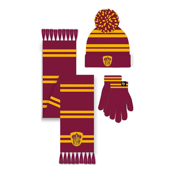 Harry Potter Beanie & Scarf Set House Gryffindor 165 cm