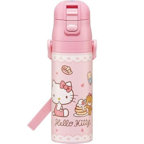 Hello Kitty Water Bottle double opening Sweety rose 470 ml