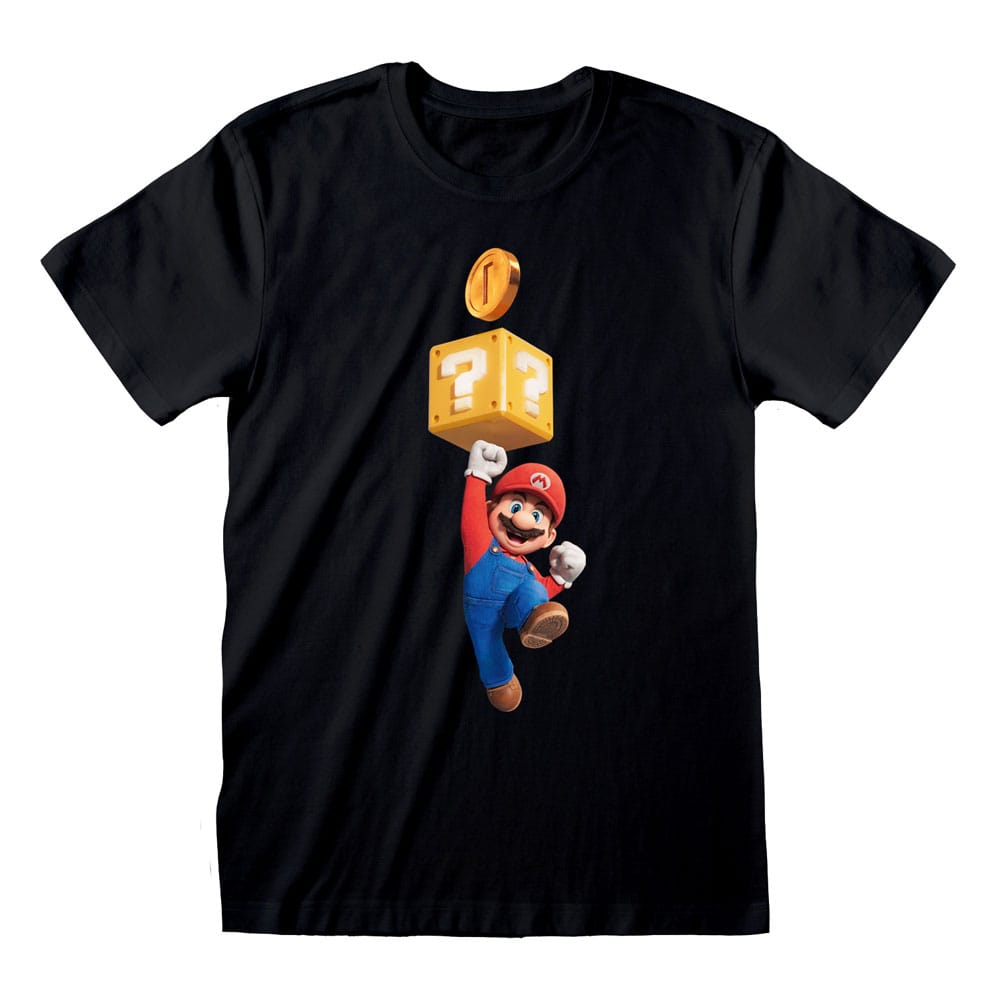 Super Mario Bros T-Shirt Mario Coin Fashion Size L