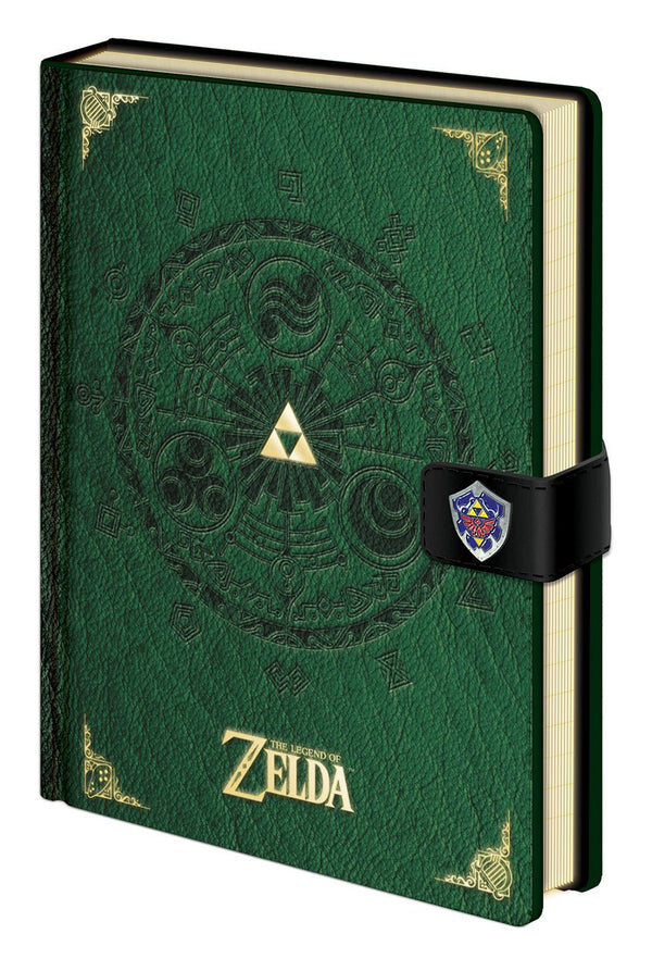 Legend of Zelda Premium Notebook A5 Triforce New Version