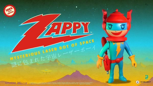 Zappy Action Figure Mysterious Laser Boy of Space 22 cm