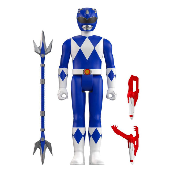 Mighty Morphin Power Rangers ReAction Action Figure Wave 3 Blue Ranger 10 cm